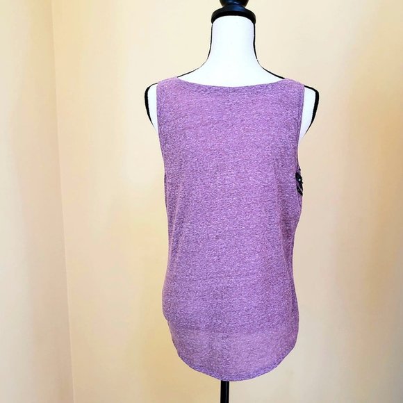 Express Animal Print Sequin Tank ~ - Picture 4 of 6